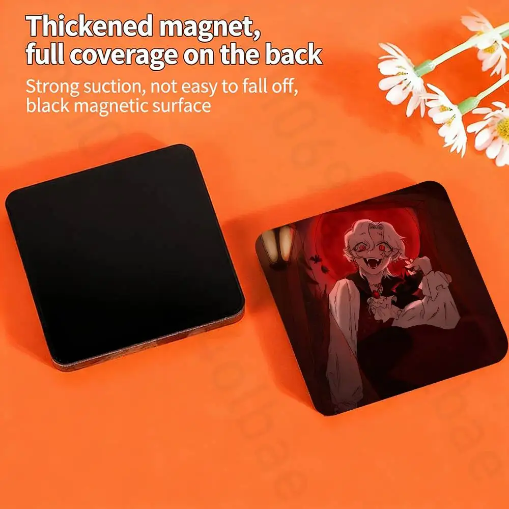 S-Scott Smajor Vampires Smp Fridge Magnet Personalized Magnetic Durable Plastic Square Picture Surface Fridge Magnets