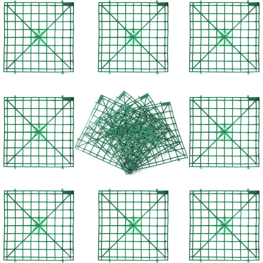 

Artificial Flower Grid PanelsDIY Flowers Wall Frames Flowers Wall Arches Backdrop Plastic Fences Frames for Wedding Party Flowe