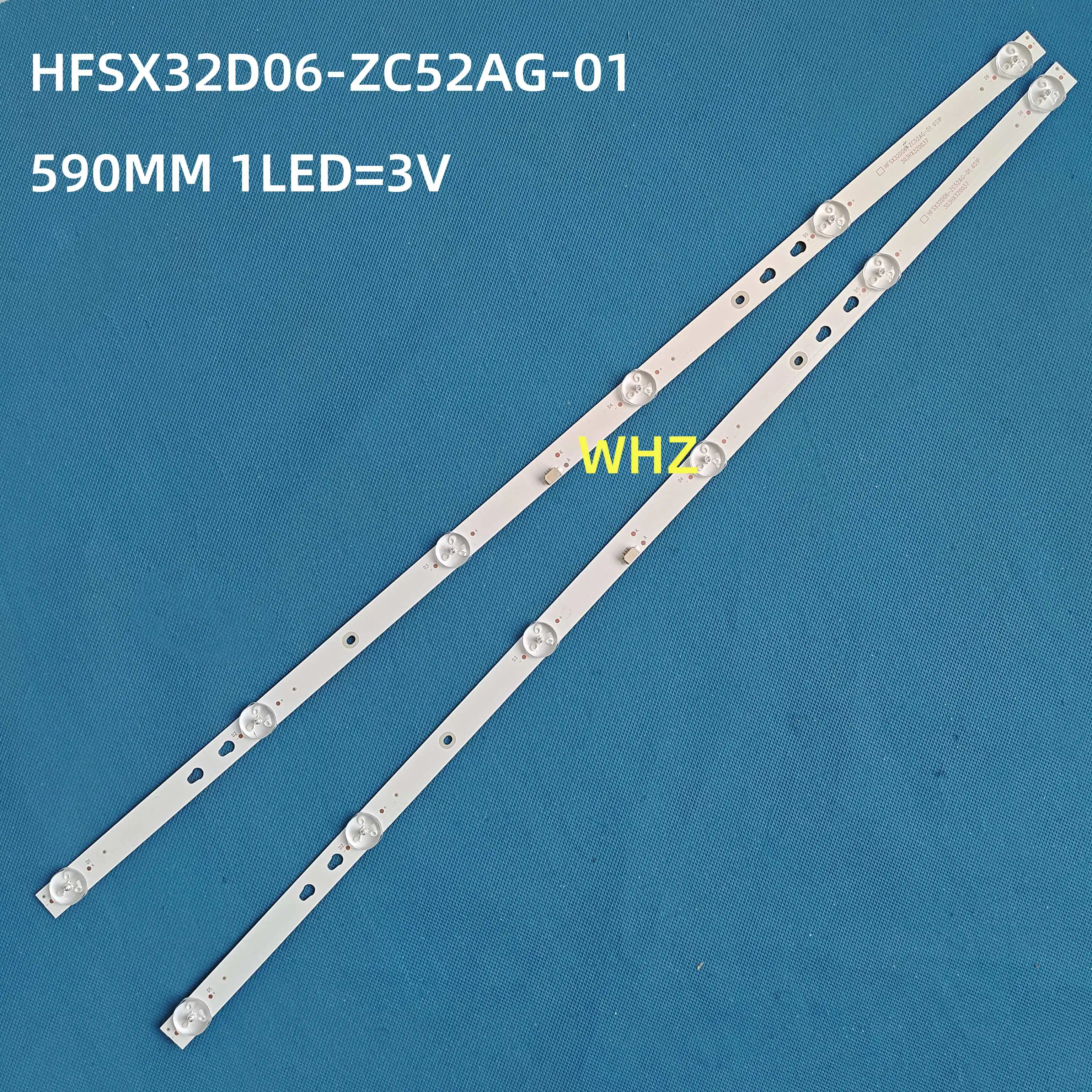 Tira de retroiluminación LED de 590mm y 3v para HFSX32D06-ZC42AG-05D 303HX320052D L32M8-A2RU Atvio Ark3216iled