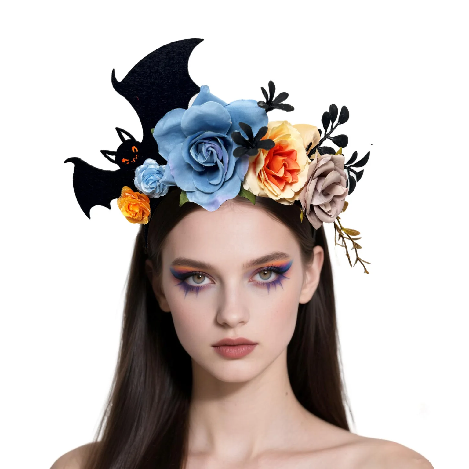 

Floral Party Headband Costume Headband Halloween Headband For Women Masquerade Ball Halloween Party
