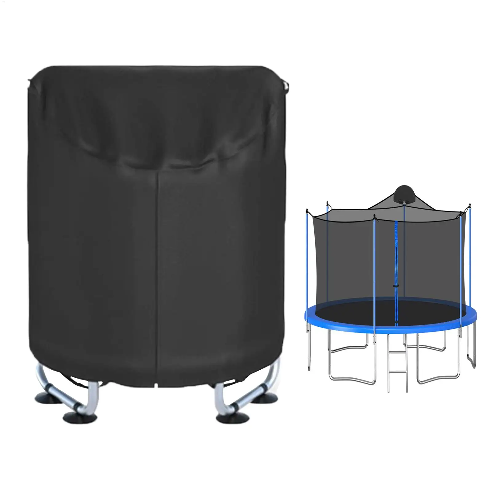 

Trampoline Top Cover Oxford Waterproof Rainproof Tarp Kids Foldable Trampoline Roof for Snow Sun UV Rays Pavilion Outdoor Garden