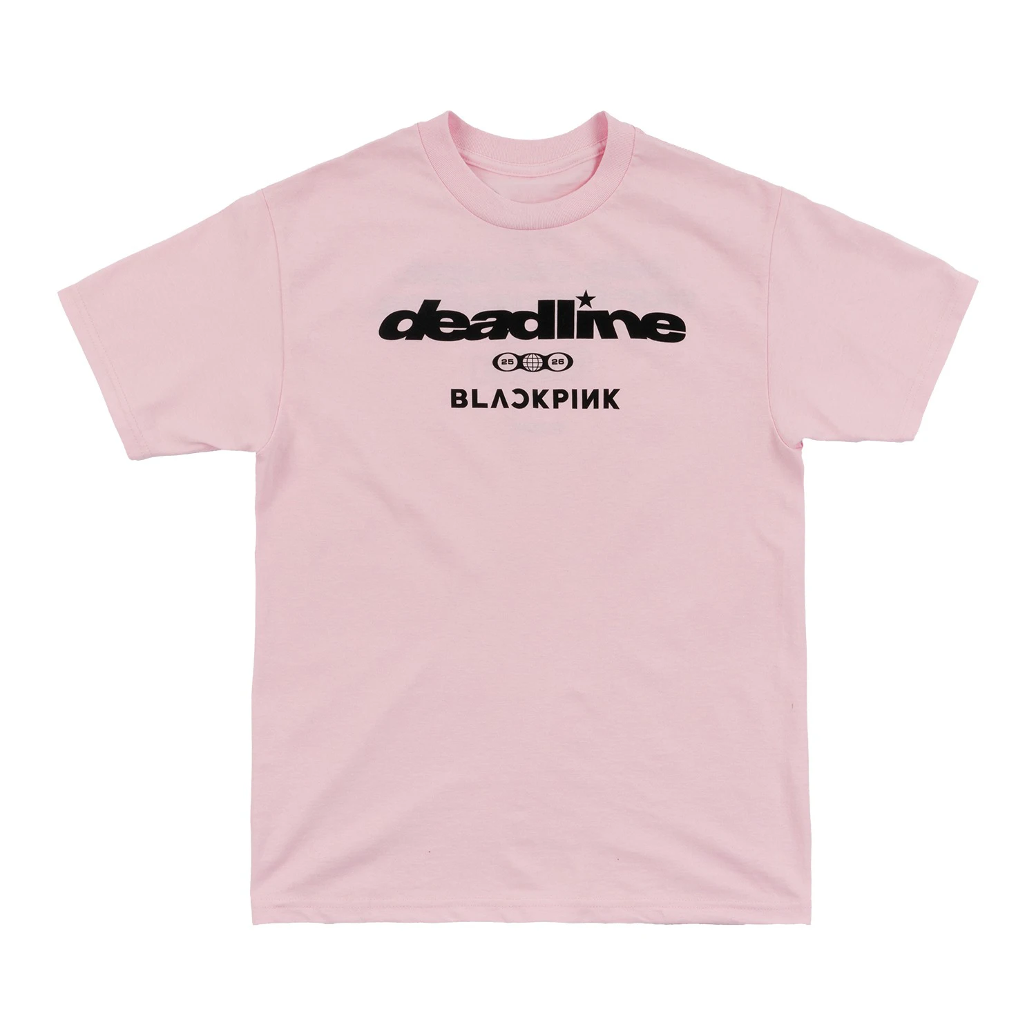 2026 Men Women Kids BLACKPINK Print T‑Shirt Kpop Deadline World Tour Fan Merch Retro Text Graphic Short Sleeve Streetwear Tee