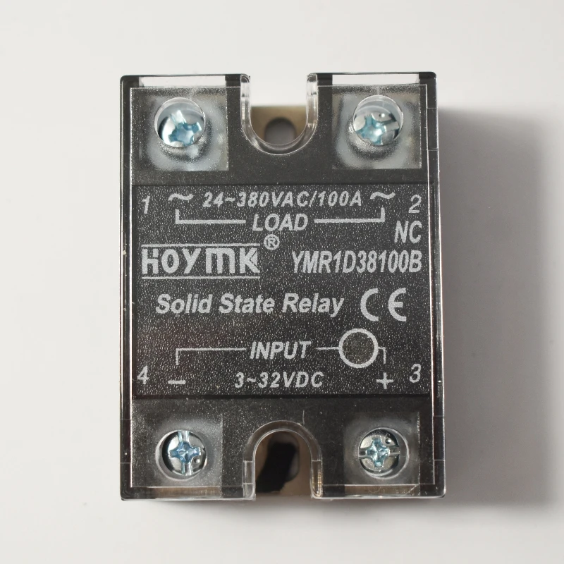 Normally Closed Type DC to AC SSR 10DA 40DA 100DA 12V DC Input 24V to 380V Wide Range Load Voltage Solid State Relay 220V