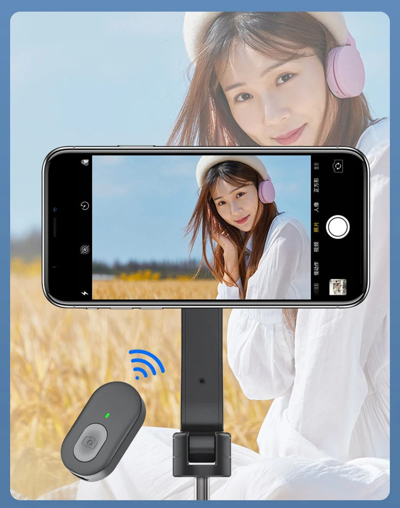 Magnetic Selfie Stick Tripod with Remote Magsafe Cellphone Stand for iPhone 14 13 12 Pro Max Vertical Shooting Telescopic Rod