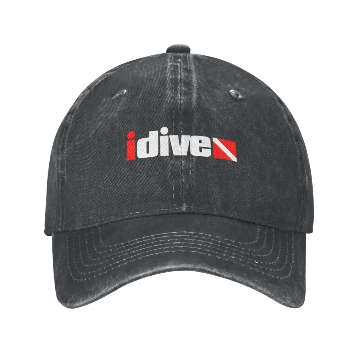 Scuba Dive Ocean Diving Diver Baseball Caps Funny Denim Snapback Hats for Hip Hop Running Golf Cap Original Hat for Men Women