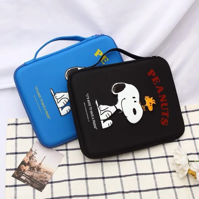 Snoopy Tablets Case for Ipad Pro 11inch E-Books Protective Cover  Portable Shatterproof Handbags Tablet Accessories Storage Bags