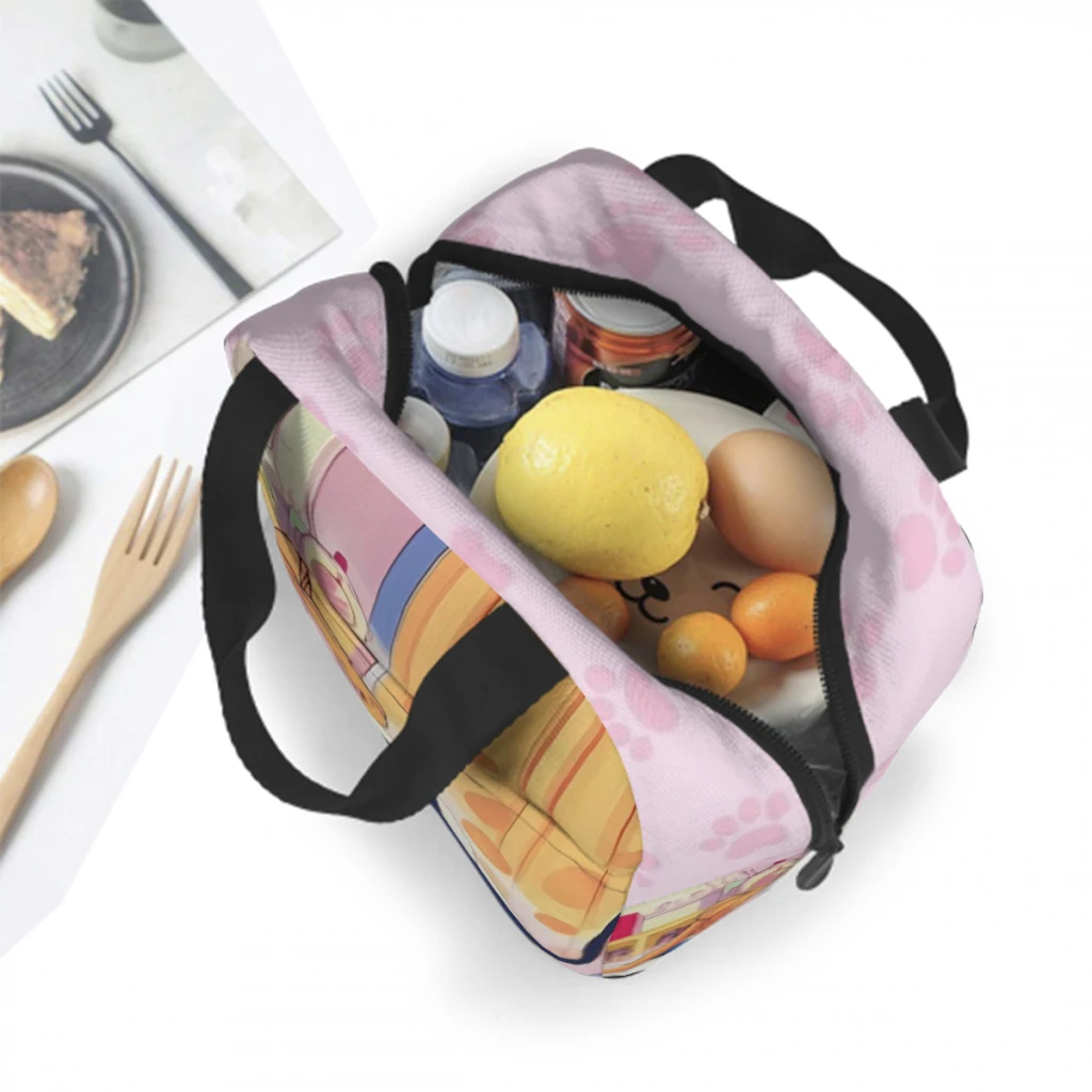 Girls-Sailor- Moon Lunch Box Women Multifunction Cooler Thermal Food Insulated Lunch Bag Kids Portable Picnic Tote Bags