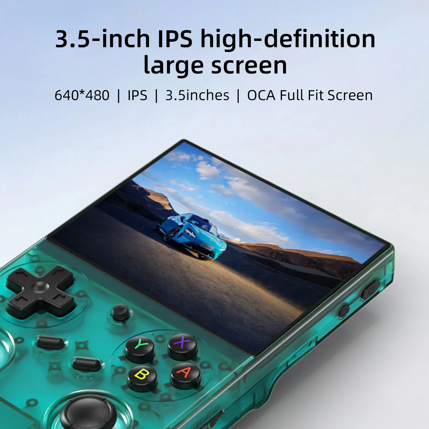Anbernic RG 35XXPRO 3.5 นิ้วหน้าจอIPSคอนโซลวิดีโอเกมLinuxในตัว 64Gสนับสนุนเอาต์พุตทีวีRetroเกมเกมPSP