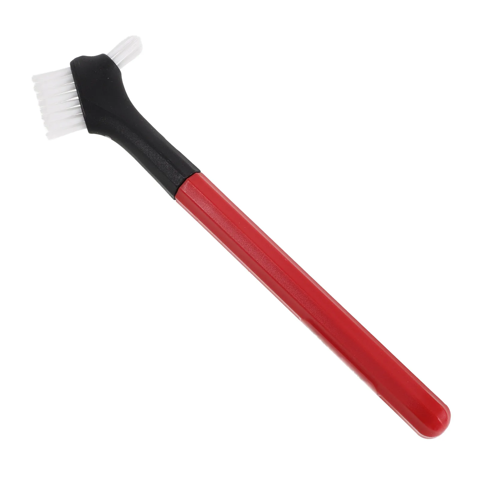 Dual-Headed Dental Brush Portable Double Sided Bristle Denture Cleaning Brush Ergonomic Wide Handle for Partial