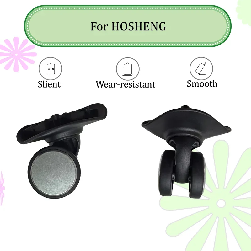 

For HOSHENG A137 Universal Wheel Suitcase Universal Trolley Wheel Luggage Wheel Replacement Luggage Pulley Travel Luggage Bag