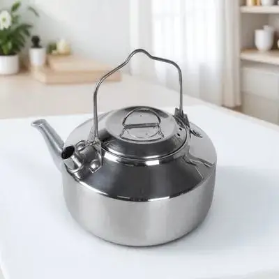 

Portable Water Kettle Stainless Steel Stovetop Tea Kettle For Camping Outdoor Kitchen Multi-Function Hot Beverage
