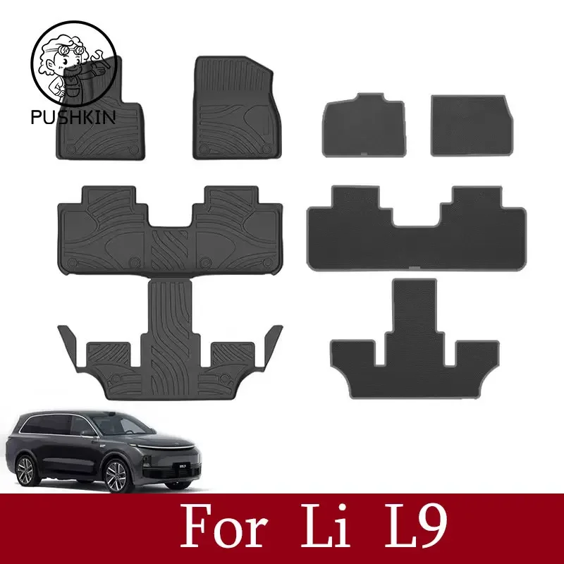 

For Lixiang Li L9 car carpet Lixiang L9 L8 L7 ONE car floor mats TPE trunk mats Floor mat waterproof pad floor mats Accessories