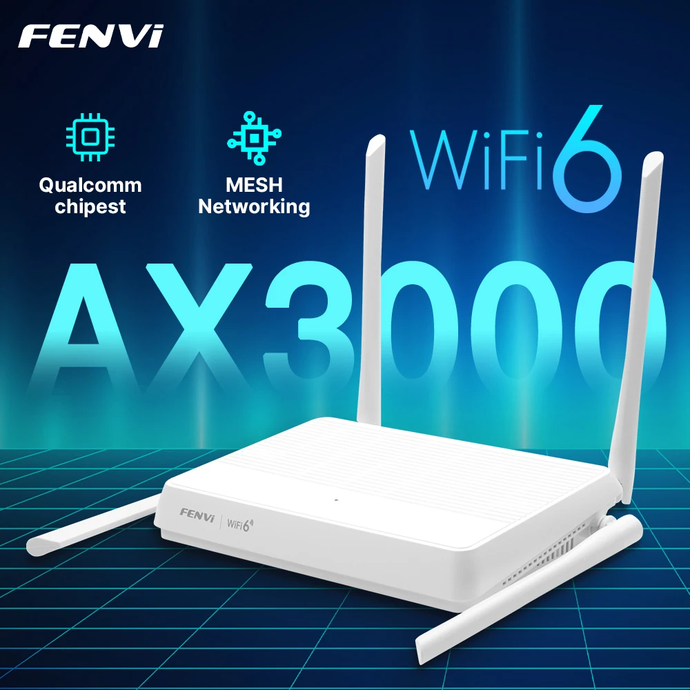 

FENVI AX3000 Wi-Fi 6-мешковый гигабитный маршрутизатор Wi-Fi 2,4G/5 ГГц двухдиапазонный 802.11AX беспроводной усилитель сигнала Wi-Fi повторитель WPA3 5G маршрутизатор