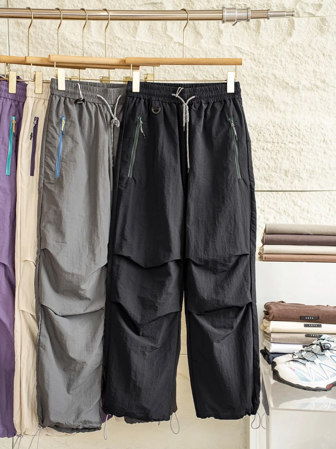 New Design Outdoor Work Pants for Men 2025 New Spring and Autumn Wide Leg Mountaineering Leisure Charge Pants