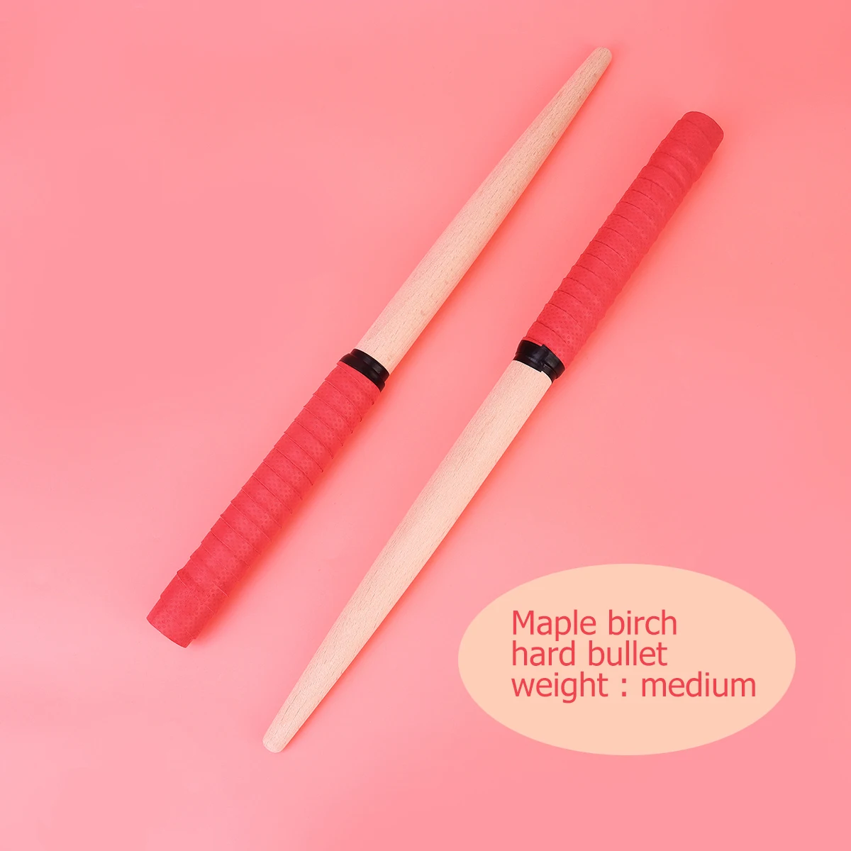 

Drumstick Drumsticks Percussion Instruments Accessories Wooden Rubber Handle Rods Bamboo Child