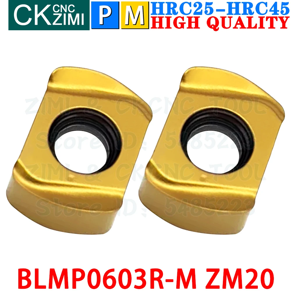 BLMP0603R-M ZM20 BLMP 0603R M Carbide Insert Fast Feed Milling Inserts Tools TEBL06 TFMBL CNC Metal Lathe Indexable Milling Tool