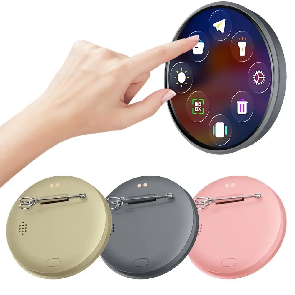 Smart Bluetooth Electronic Display Badge App Control Changing Images LED Badge Two-Dimensional 7 Color LED Digital Dynamic Badge