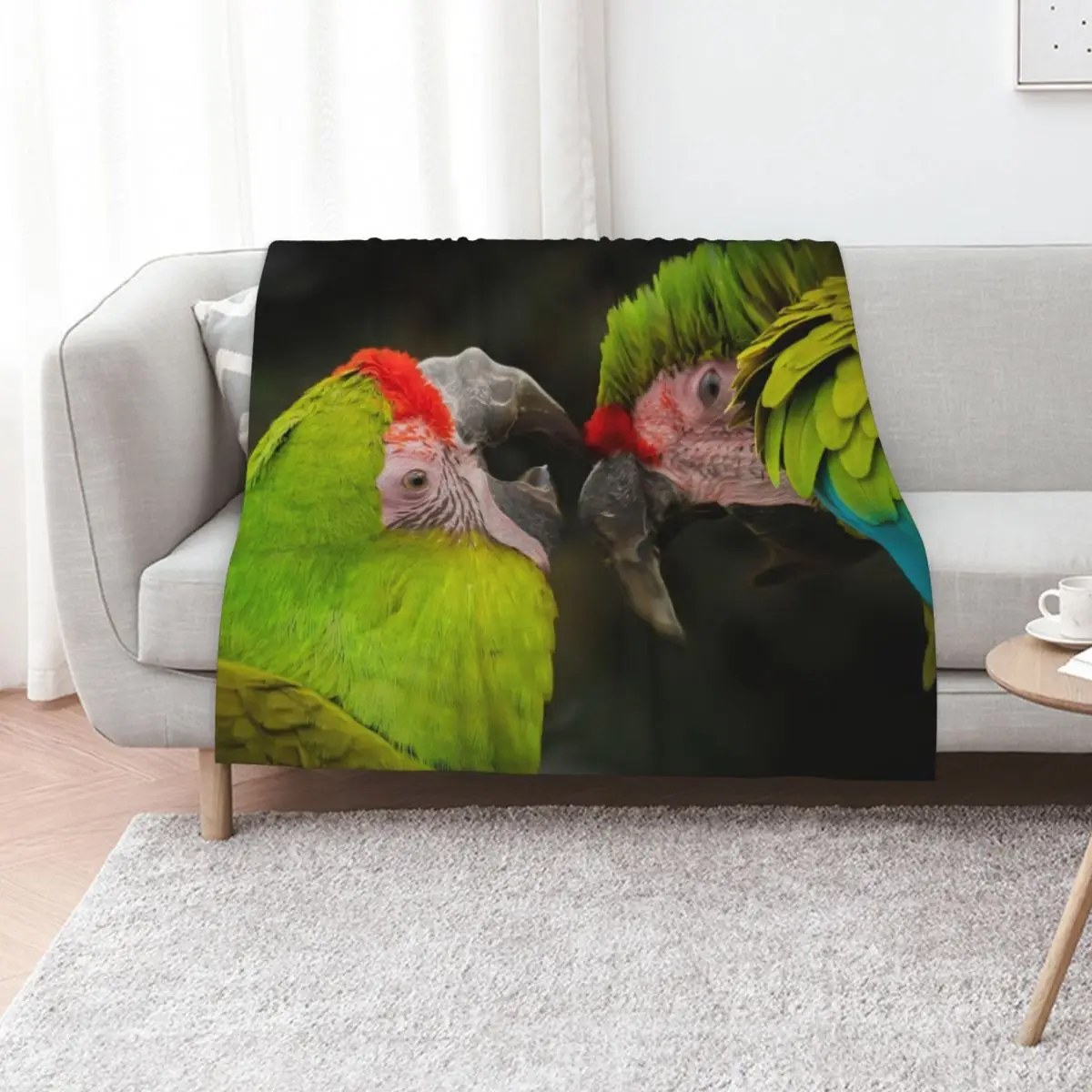 The Great Green Macaw Throw Blanket Weighted Blankets For Bed Luxury Throw Luxury St for sofa Soft Plush Plaid Blankets