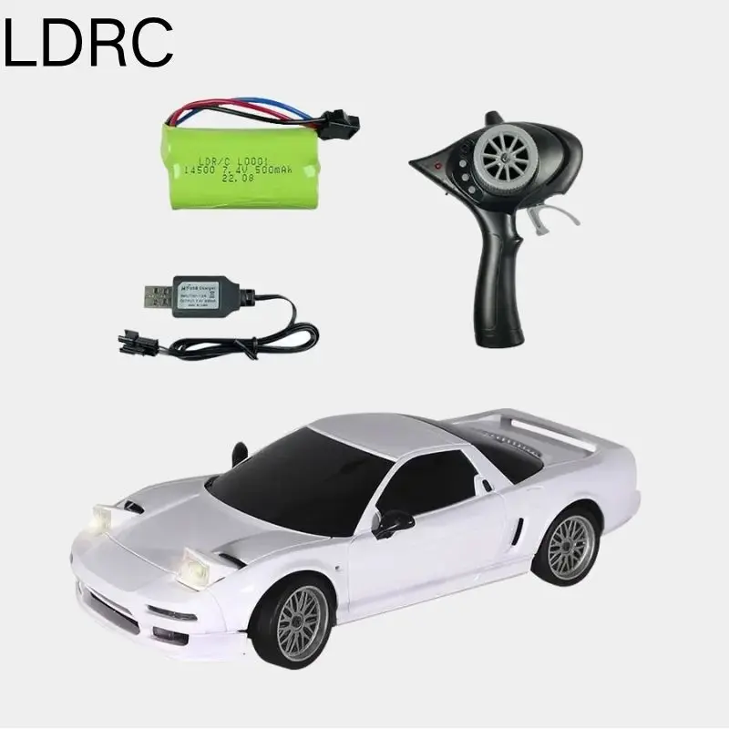 

LDRC LD-A02 1/18 RC Drift Car 2.4G NSX USB Charge Full Scale Controlled Model Children Toys Gifts