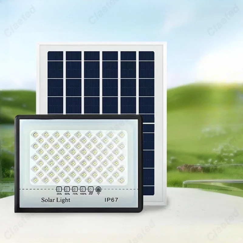 

LED Solar Floodlight Outdoor Waterproof IP67 High Brightness Household Outdoor Balcony Corridor Courtyard Lighting Fixture