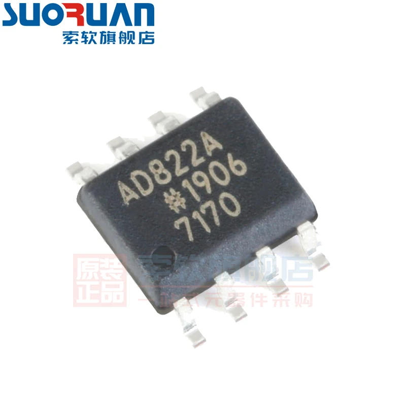 Free shipping   AD822ARZ-REEL7 SOIC-8 FET      10PCS