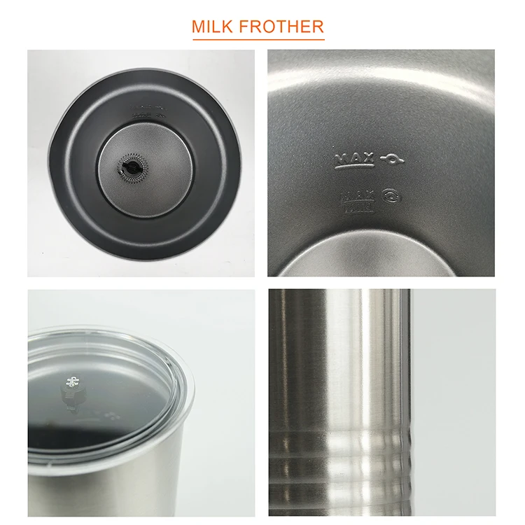 Espresso Cappuccino Maker Electric Milk Frother Moka Pot Machine Set