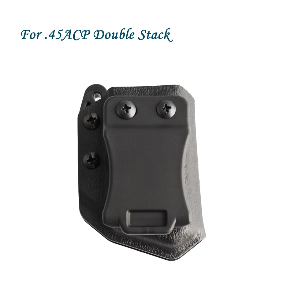 Adjustable Double Stack Single Stack IWB OWB Magazine Holster For 45 ACP Single/Double Stack Mag Pouch Universal Mag Carrie