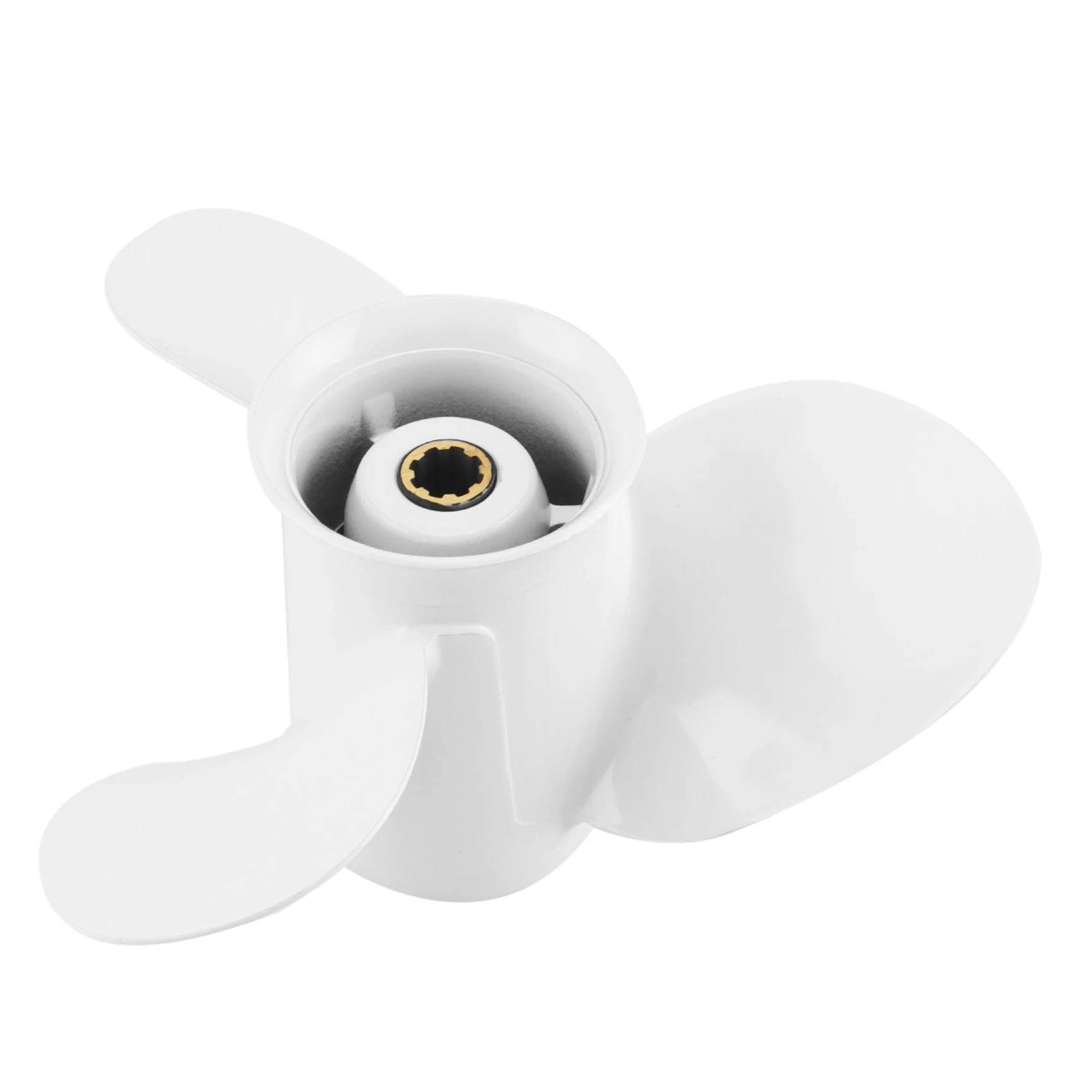 AB56-2X Propeller 9 1/4X11 For Outboard Engines 9.9 HP F9.9 15HP F15C F15 Aluminum 8 Tooth Spline RH 63V-45943-00-EL