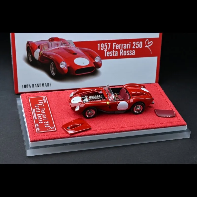 GFCC 1:64 250 TR Leclerc Wedding Car Die Casting Alloy Simulation Car Model Male Gift Desktop Ornament Collection Souvenir.