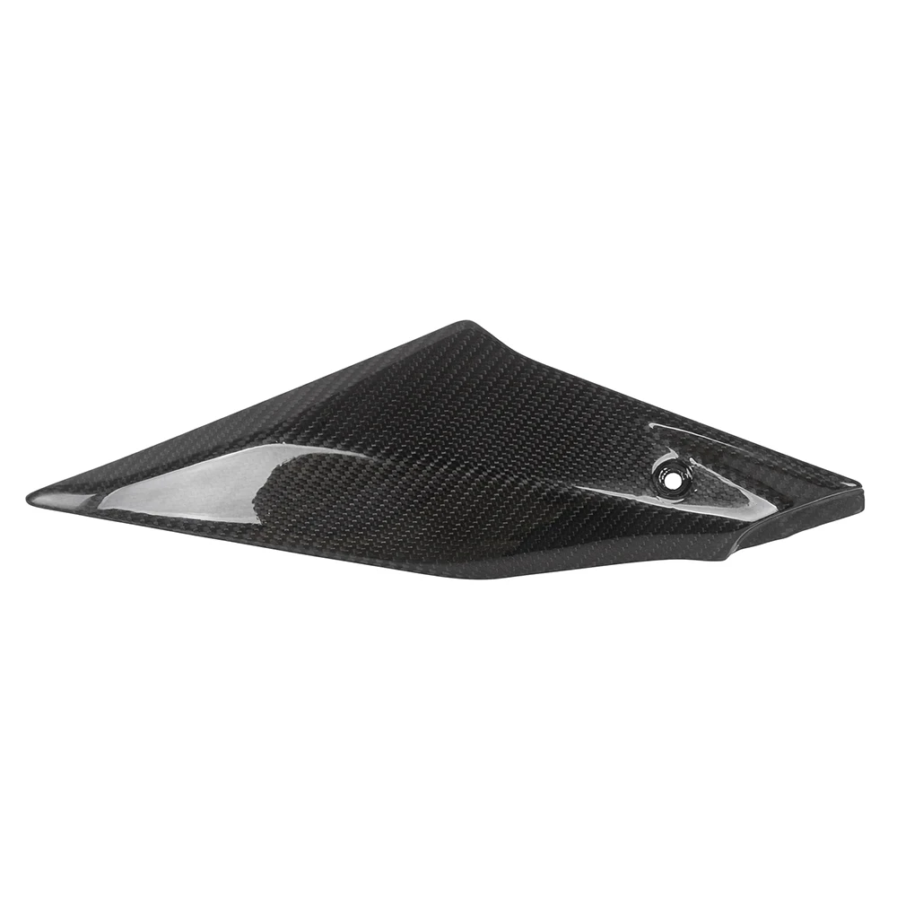 MOTO4U 100% Carbon Fiber Tank Side Panels Fairing Panel Protectors Motorcycle Accessories For Yamaha R1 2015 2016 2017 2018 image 3