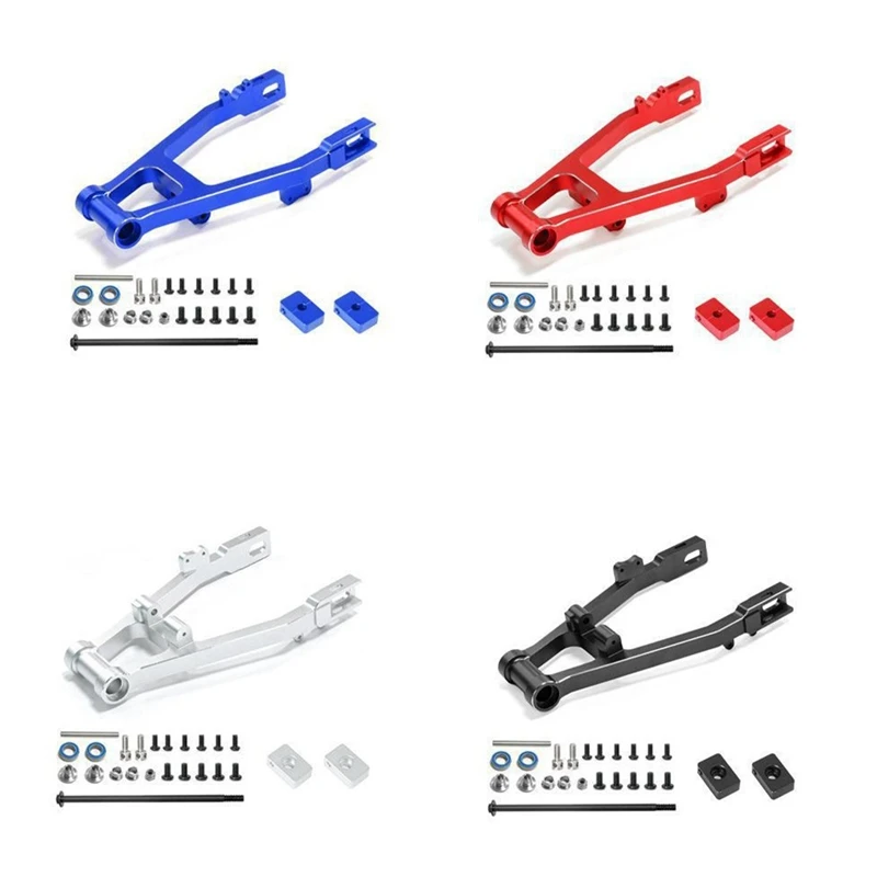 For LOSI 1/4 Promoto-MX RC Car Electric Motorcycle Rear Swing Arm Rear Fork Wheel Seat Parts Accessories 264000 Blue