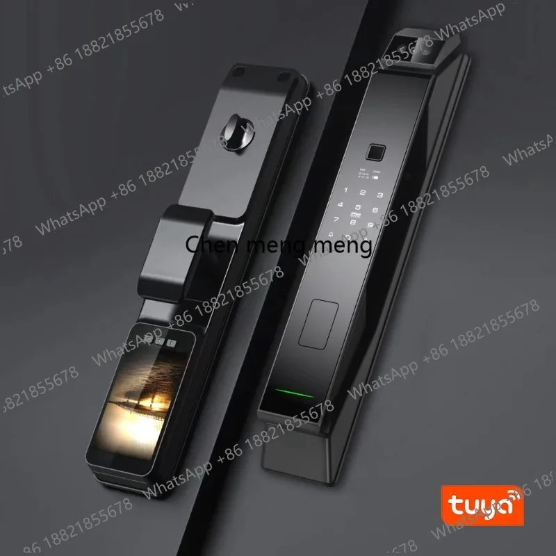 Tuya WiFi 3D Face Recognition Smart Lock with Fingerprint Password Card App Unlocking Face Capture Digital Electronic Lock