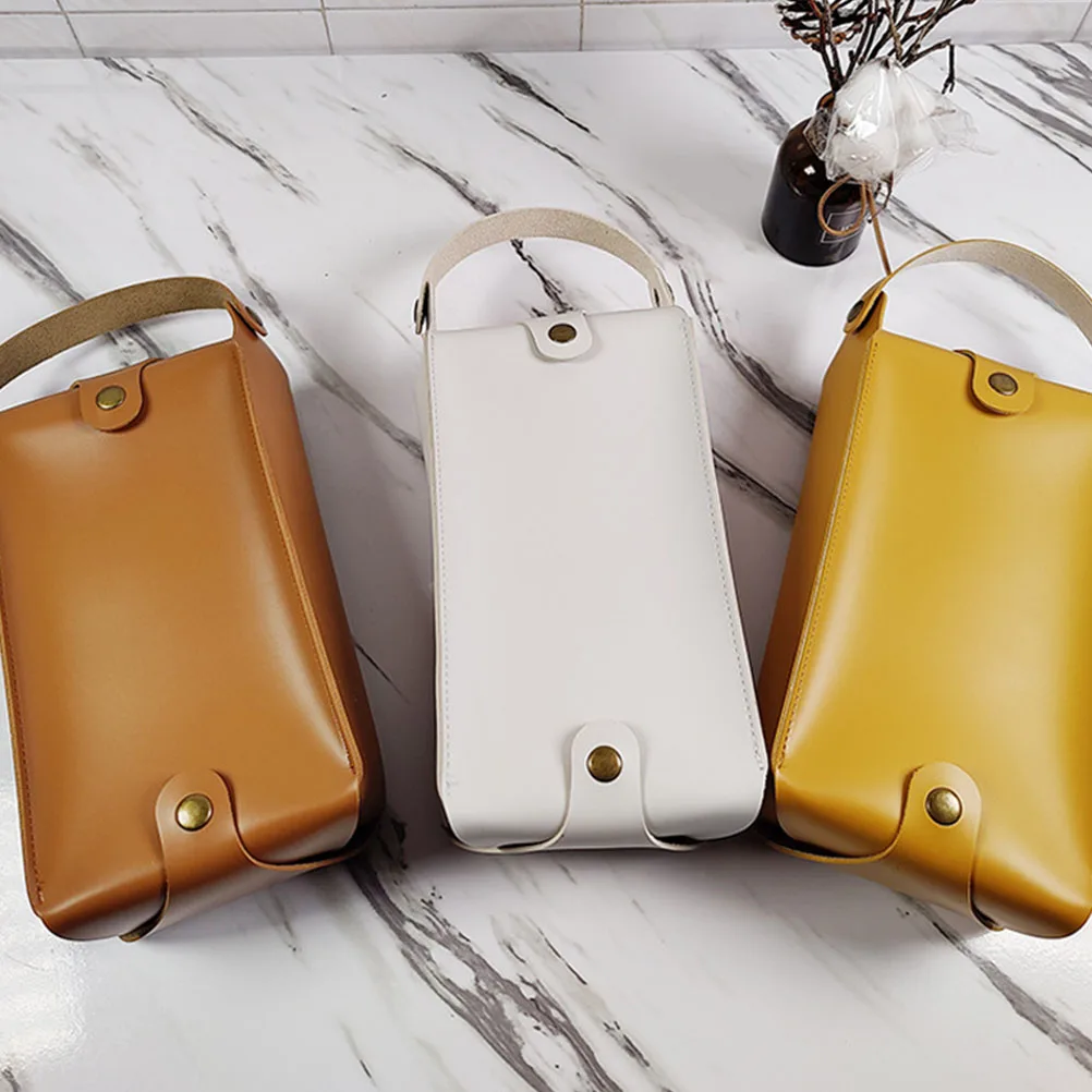 

1Pcs Tissue Box Decorative Hanging Container for Home Office Car Travel Easy Access Flat Design Tissue Box