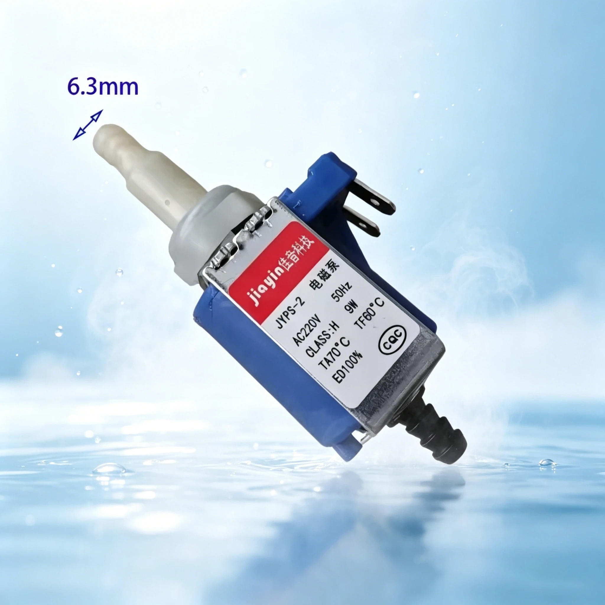 JYPS-2 Micro Electromagnetic Water Suction Pump 9W 3Bar 60 CC/min Plunger AC 220V-240V Industrial Use Water Pump