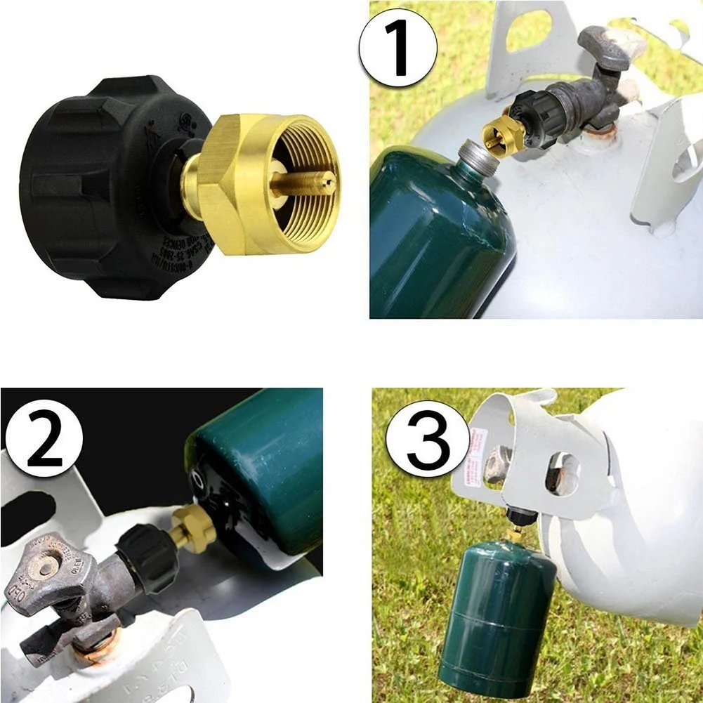 A1A2 1 LB Gas Propane QCC1 Regulator for Valve Propane Refill Adapter Outdoor BBQ New