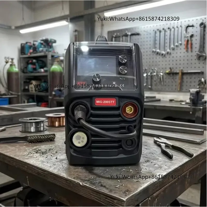Wholesale Price MIG-200STT Double Pulse Synergistic MIG Welder 200A Portable Multifunctional Aluminum Welder