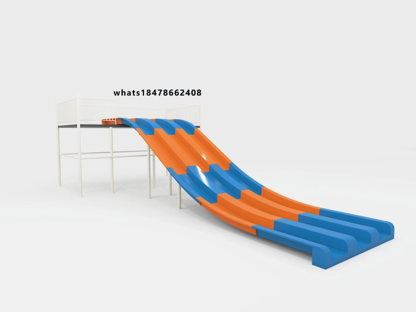 Outdoor Large Water Slide  Equipment  for Swimming Pool