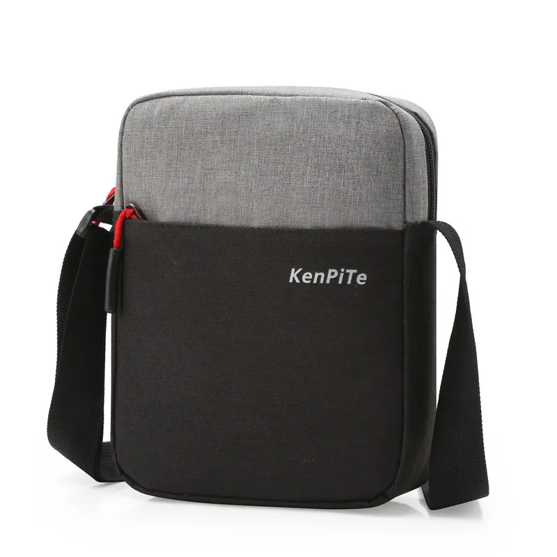 Unisex Crossbody Bag, Adjustable Shoulder Strap, Zipper Pocket, Suitable for Hiking, Running and Outdoor, Fashion Shoulder Bag