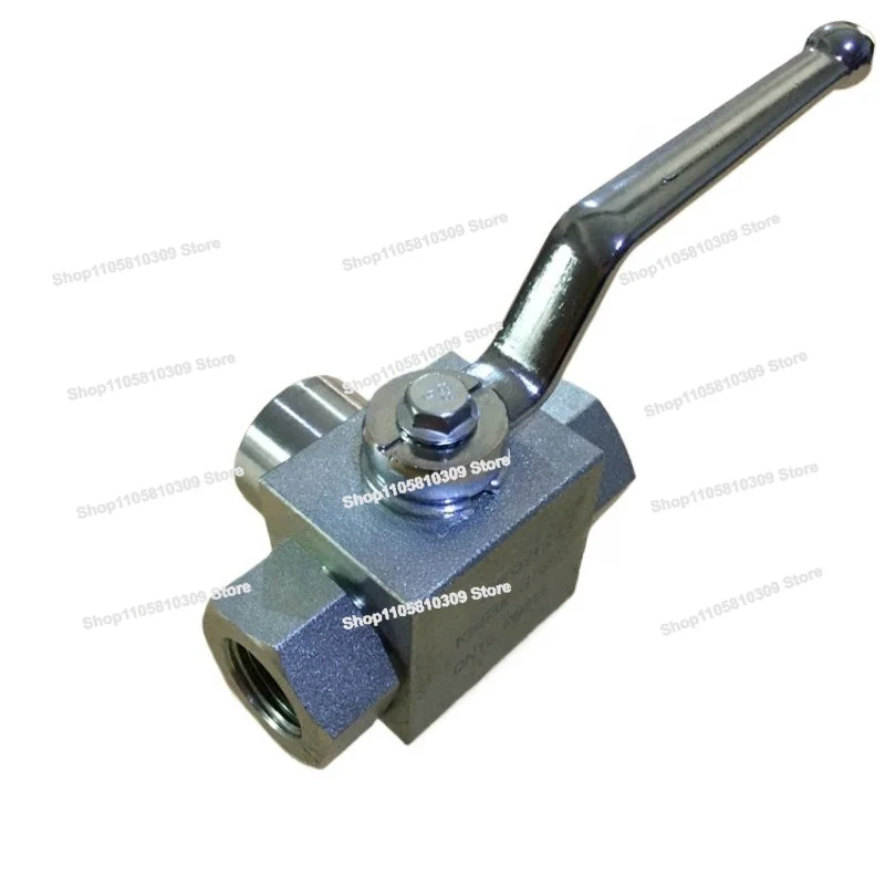 Internal Thread, High Pressure Hydraulic Two-position Three-way Ball Valve KHB3K-G1/4 3/8 1/2 3/4 G1 Valve 6 Points