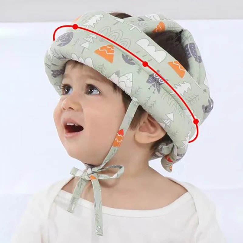 Casco de seguridad para bebé, protección para la cabeza, almohadilla anticaída para niños pequeños, aprender a caminar, gorra de choque