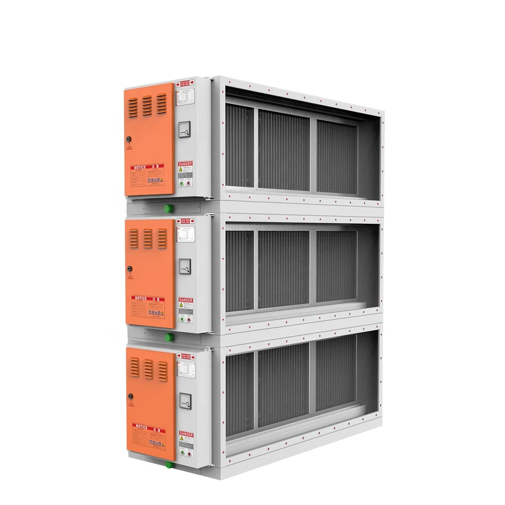 

Commercial Kitchen Oil Fume Purification System Cooking Purifier Electrostatic Oil Fume Purifier
