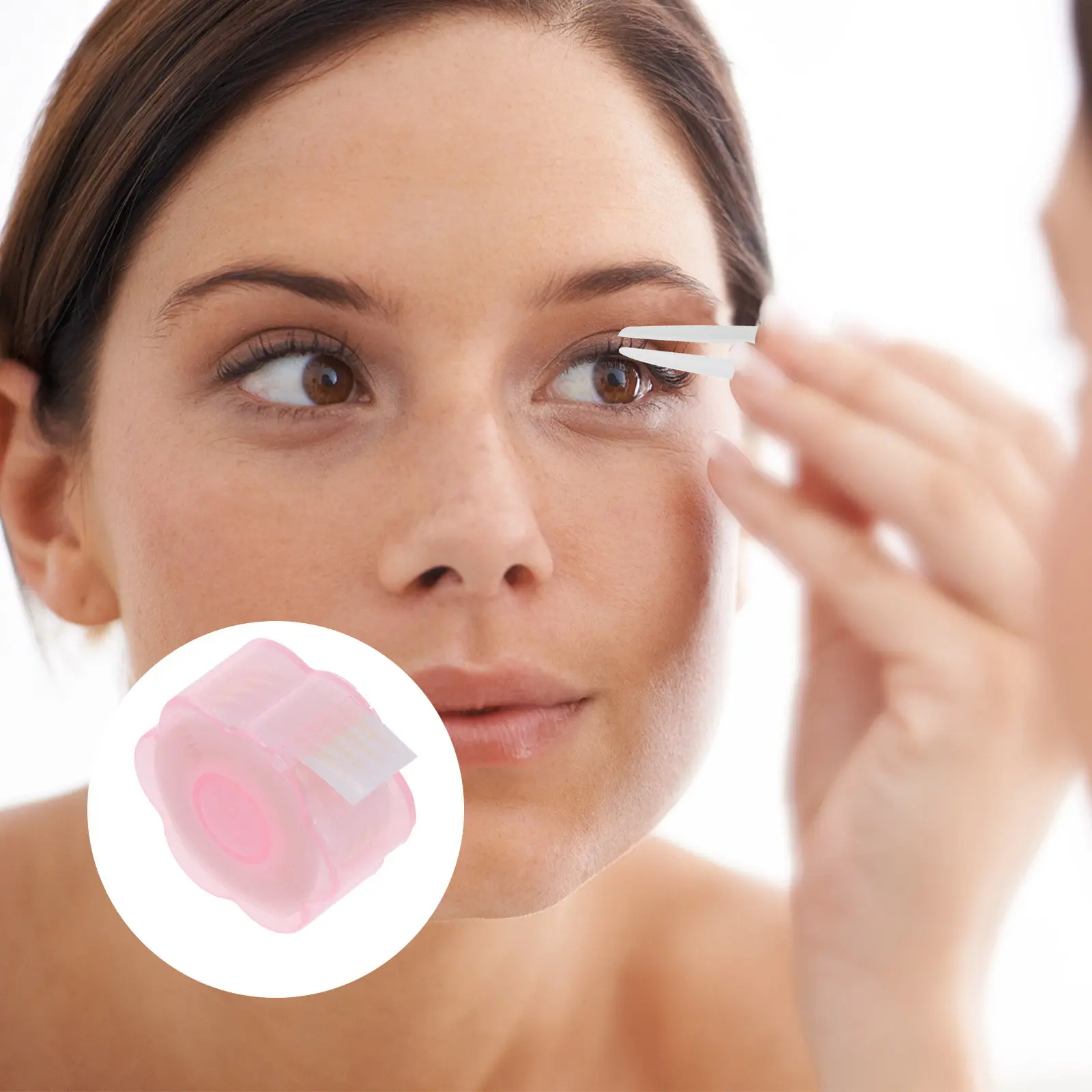2Sets Plum Shell Design Traceless Double Eyelid Tape for Puffy Eyes Single Eyelids Invisible Eye Sticker Makeup Tool