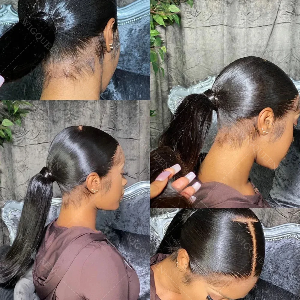 Invisi الرباط 360 الدانتيل الجبهة الباروكات شعر الإنسان 250 الكثافة طويل حريري مستقيم أمامي حقيقي كامل الدانتيل شعر الإنسان غلويليس الباروكات