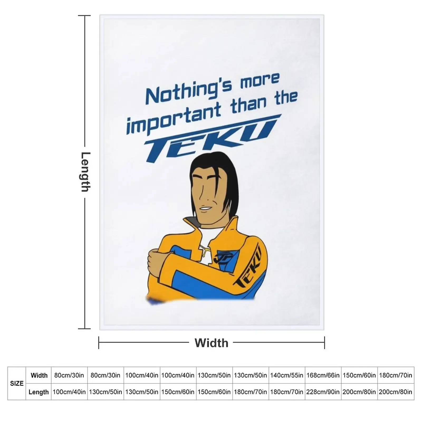 Nolo Pasaro - Nothing's more important than the Teku Throw Blanket Warm Soft Bed Fashionable Stuffeds Blankets