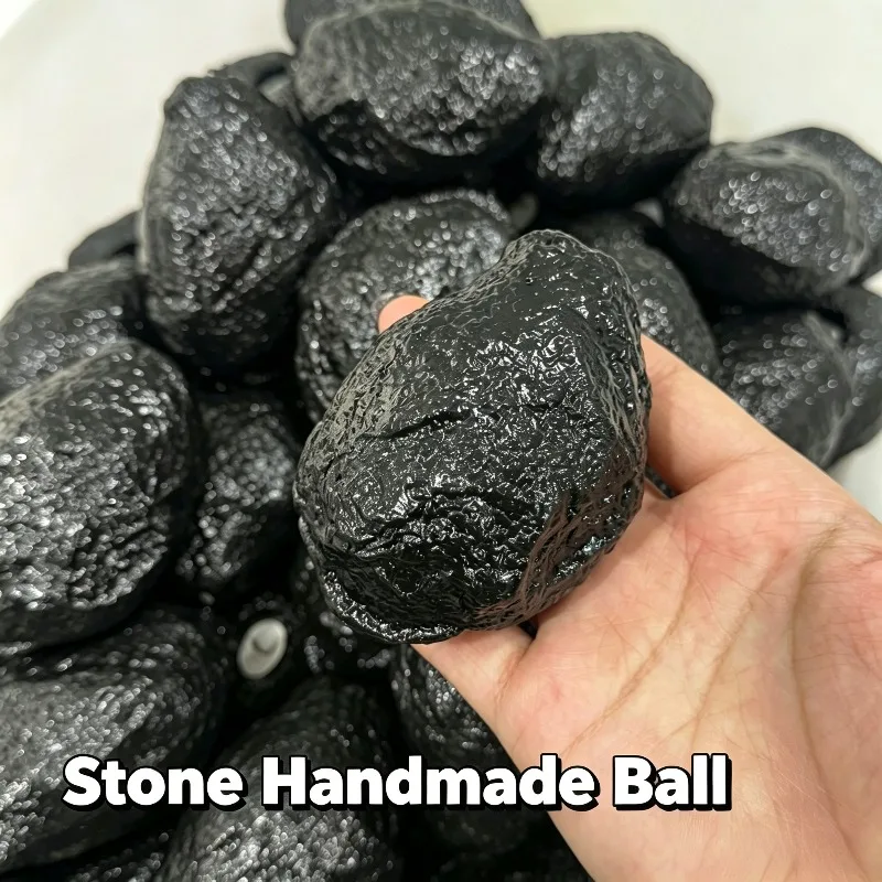 Stone‑shaped squishy toy shapeable crunchy squeeze ball desktop ornament for home and office ASMR sensory decompression ball