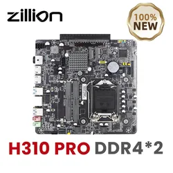 Zillion H310 PRO Mini ITX Motherboard LGA 1151 Dual Channel DDR4 Support Core i3/i5/i7 CPU Discrete Graphics Card Slot Brand New