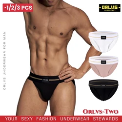 1/2/3 PCS Briefs Male Seamless Hip Design Mens Underwaer Super Large Wide 5cm Elastic Band Independent Codpiece Boy Short Pants