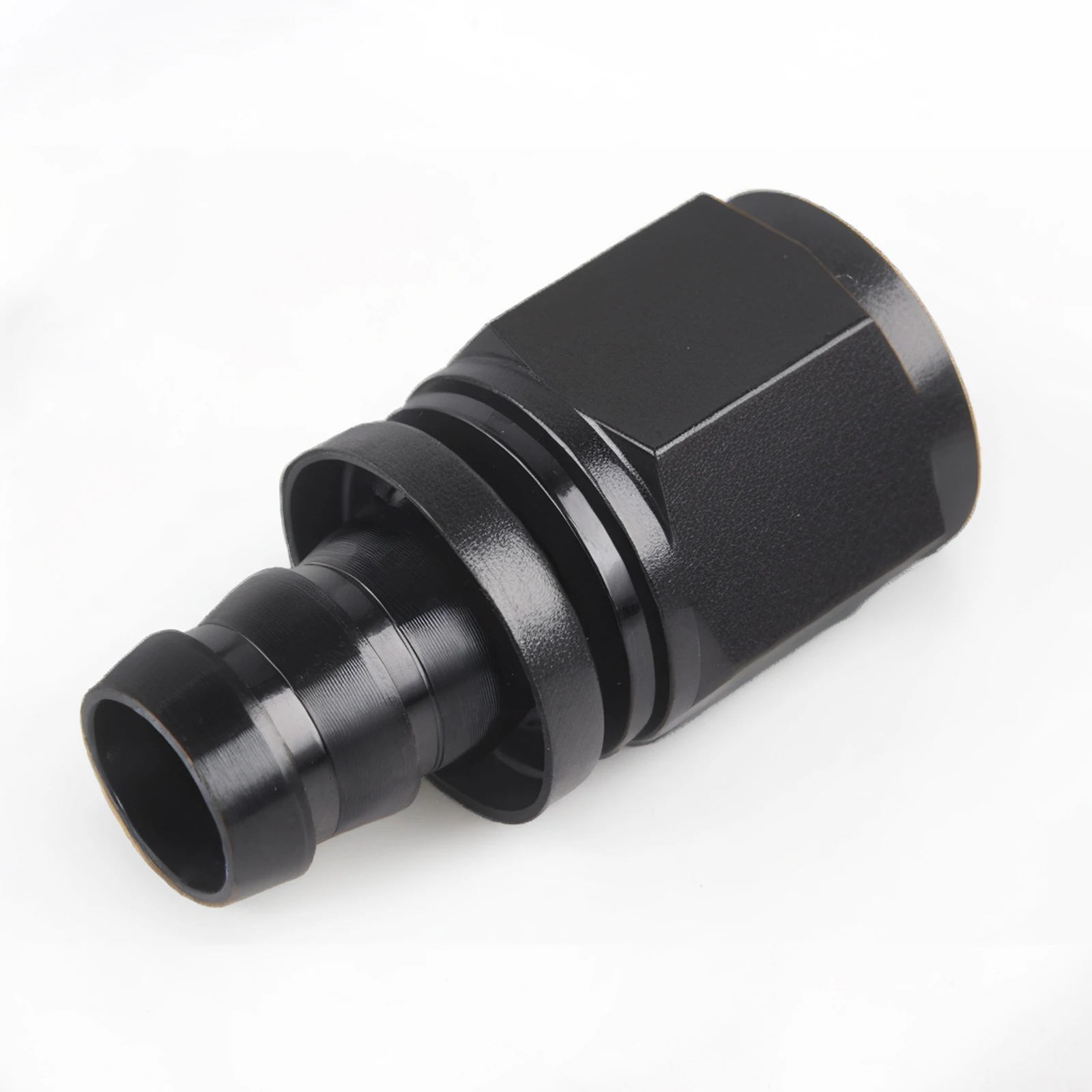 Universal 15mm Small Motorcycle Cold Air Intake Filter Kit Crank Case Vent Cover Breather with Push on Hose Ends  Straight AN10