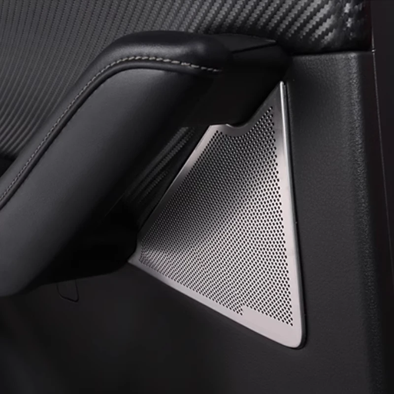 6pcs For Mazda CX-30 CX30 2020 2021 2022 2023 2024 Car Accessories A-pillar Audio Speaker Cover Trim Door Loudspeaker Cover Trim