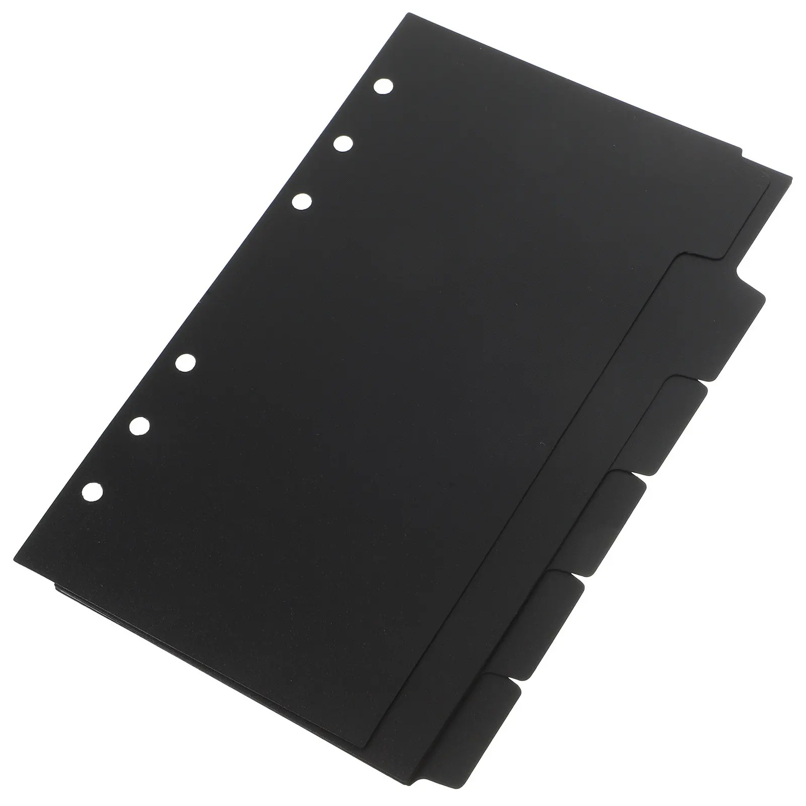 

6 Sheets Binder Paper Dividers for 6 Rings Sturdy Plastic Tabbed Pages Organize Notebook Binder Accessories Dividers